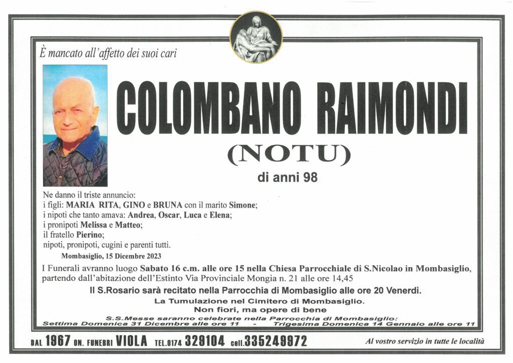 COLOMBANO RAIMONDI