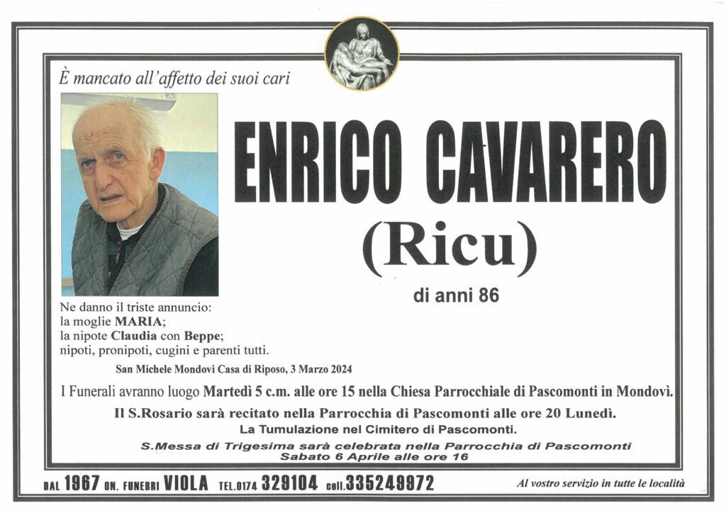 CAVARERO ENRICO