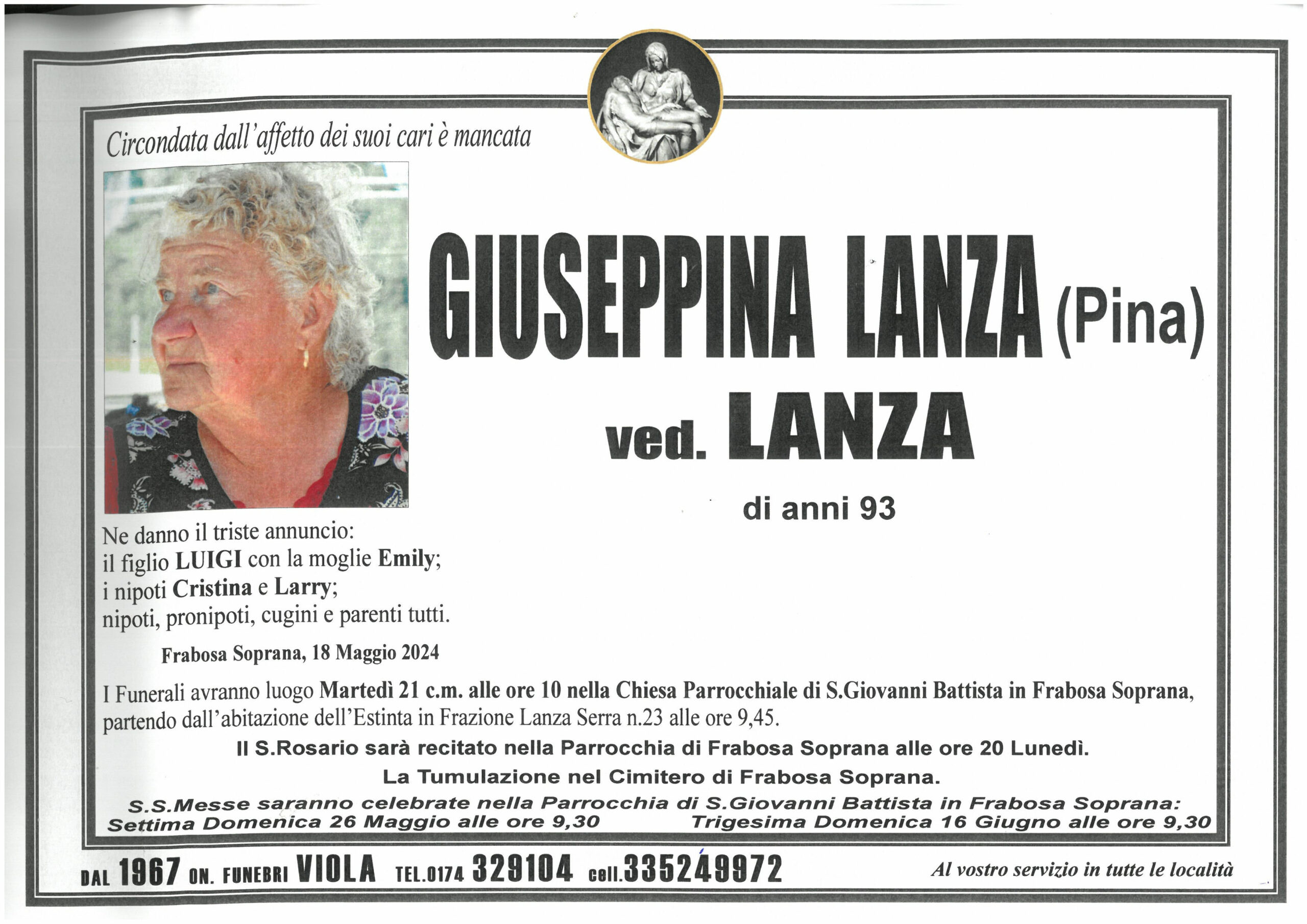 LANZA GIUSEPPINA