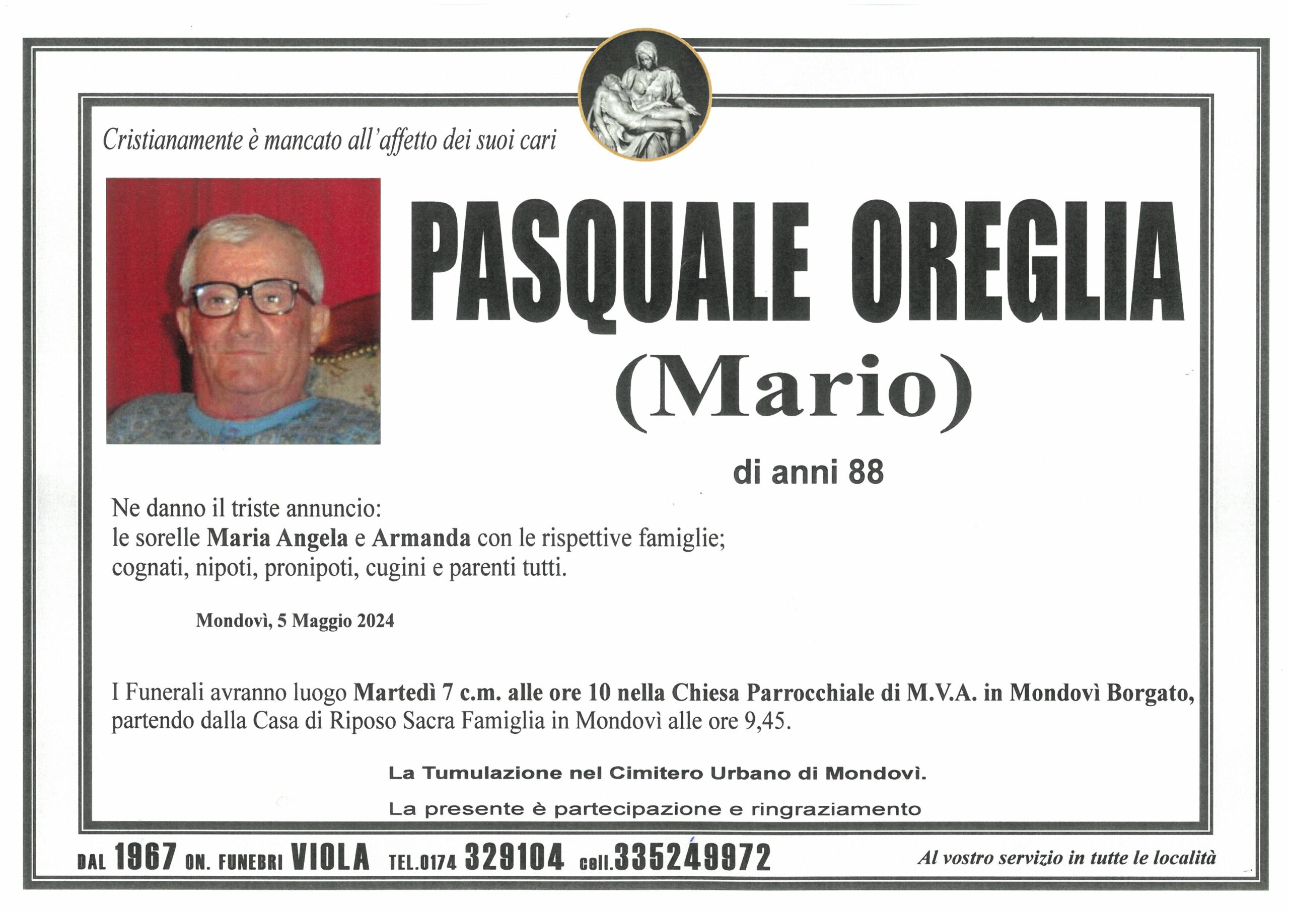 OREGLIA PASQUALE