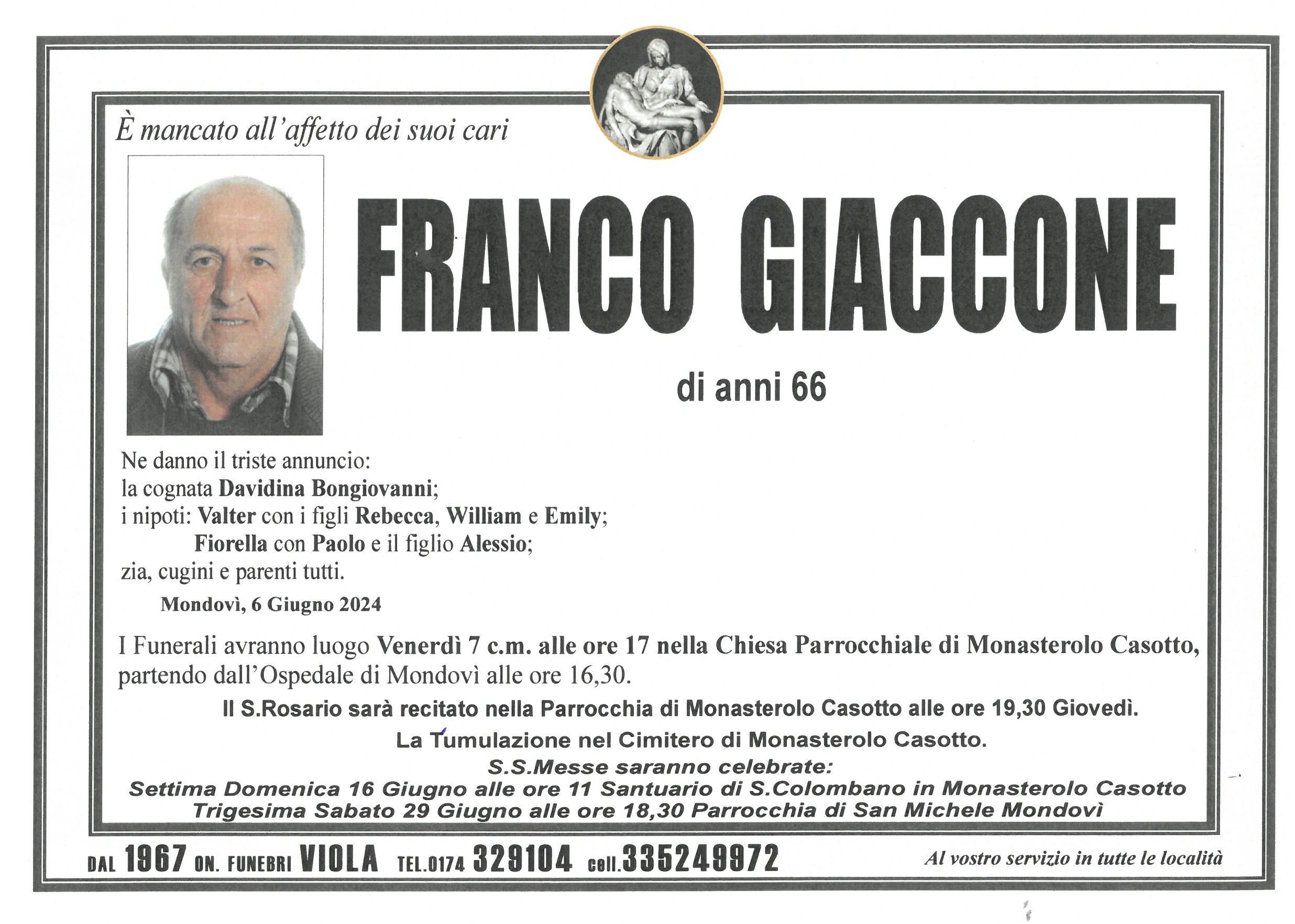 GIACCONE FRANCO