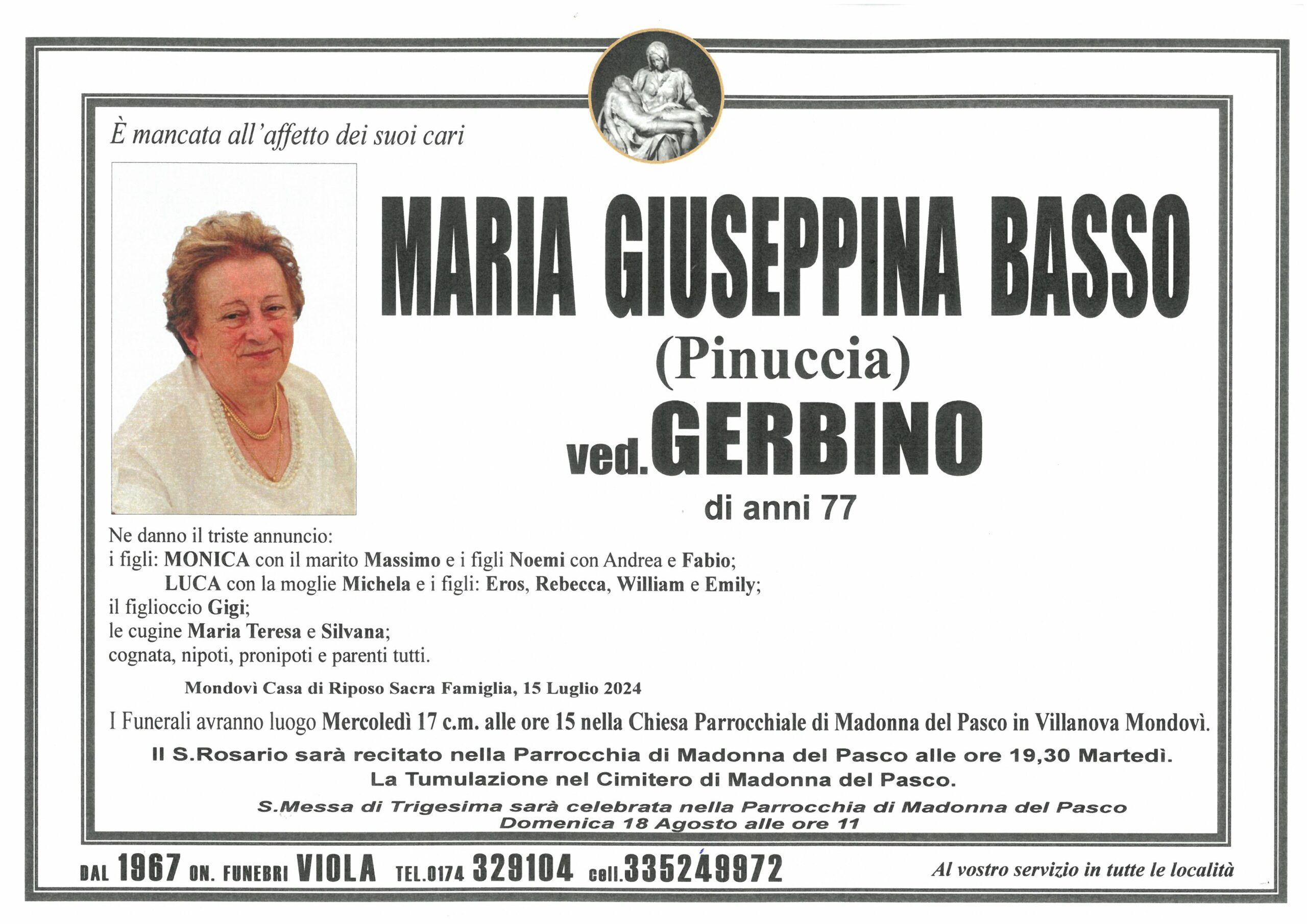 MARIA GIUSEPPINA BASSO