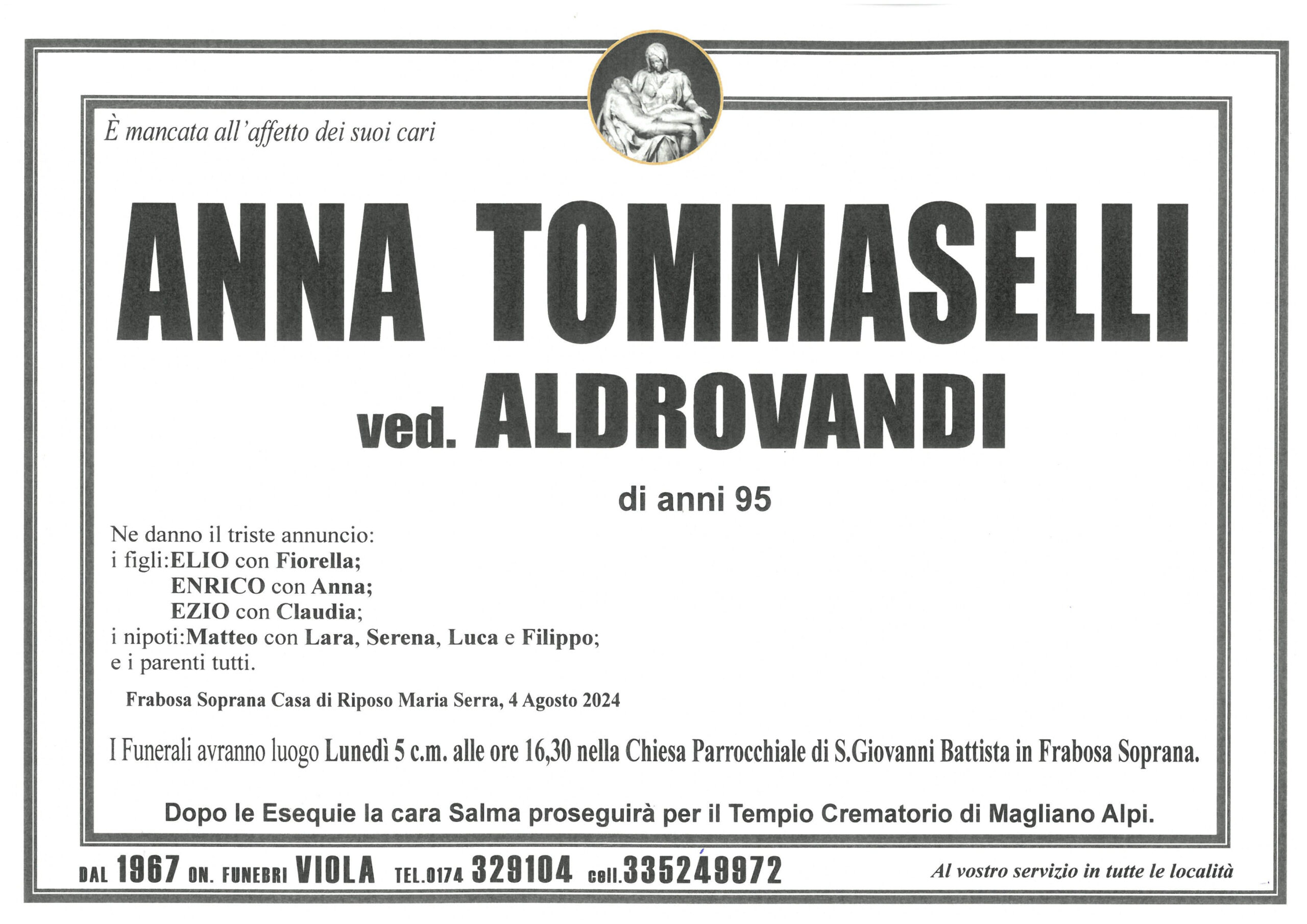 TOMMASELLI ANNA